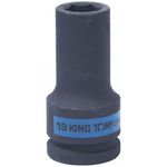 Set de tubulare, bite, duze King Tony 643519M Cap tubular de impact adânc 3/4
