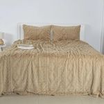 Домашний текстиль Relaxe Home 024558 Cuvertura Soft Angora 240x260, Beige