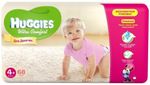 Huggies scutece Ultra Comfort 4+ pentru fetițe 10-16kg, 68buc