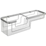 Полка для ванной Tatay 42026 Полка прямоугольная 2 уровня 37x12x11.5cm