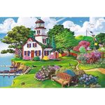 Puzzle Trefl 20161 Puzzle din lemn 501elem Portul in timpul verii