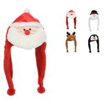 Новогодний декор Promstore 54339 Caciula Christmas cu sireturi si pompon 50cm