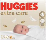 Подгузники Huggies Extra Care 1 (2-5 кг) 84 шт