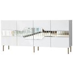 Комод Trendy Milano, Alb, Auriu (GTR001210)