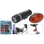 Accesoriu pentru bicicletă Promstore 33537 Комплект вело огней 5LED 2шт(рулев+задний)