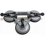 Ventuză cu vacuum Hammer 40976 Ventuza tripla din aluminiu pentru sticla, d.118mm, 120kg