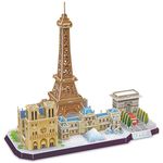 Set de construcție Cubik Fun MC254h 3D Puzzle City Line Paris