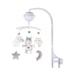 Carusel pentru pătuț Chipolino MILD02309HIP Hippo, карусель с проектором