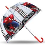 Umbrelă KiDS Licensing SP50024 Transparent Bell Umbrella 46cm Spiderman