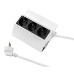 Prelungitor electric BACHMANN 500.000 PEGGY 3xCEE7 cu cleste 3.0 m H05VV-F 3G