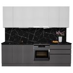 Мебель для кухни ArtFlame GOLA White/Storm Grey (2.6 m.l.)