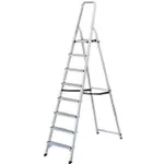 Scară Lider-Tech AF0108A Scara cu suport aluminiu, 8 trepte, H=2.32m, sarcina max.150kg