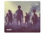 Gaming Mouse Pad SVEN MP-G02S Zombie, 230 x 200 x 2mm, Fabric surface, Rubberized base, Picture