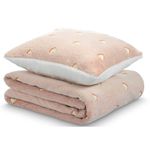 Lenjerie de pat pentru copii Dormeo Warm Hug Kids Set Yc1 Hearts 130x190 (110085204)