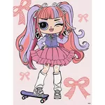 Картина по номерам Ideyka (KHO6282) L.O.L. Surprise! Tweens Ali Dance, 30х40