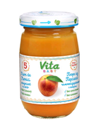 Vita Baby пюре персик, 5+мес. 180г