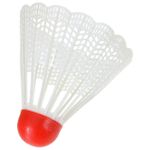 Fluturas badminton nylon, alb (1 buc.) (6501)
