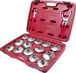 Набор ручных инструментов JTC JTC-4666 набор съемников масляных фильтров 16 предмета, сталь