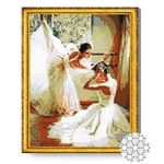 Tablou pe numere Art Gallery GA82556 Mozaic cu diamante 40x50cm Balerine gingase