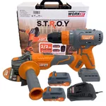 Set de scule electrice Technoworker Set instrumente pe acumulator STROY 2buc (VOR83300)