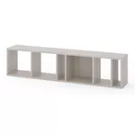 Полка декоративная Nex Home Etajera de perete A032, 1300x220x300mm, PAL, Cashmere