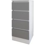 Комод Smartex (16001) Т1 40cm Alb+Grafit