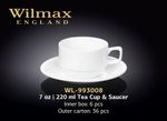 Чашка WILMAX WL-993008/6C (с блюдцем 220 мл/набор 6 шт)
