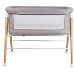 Pătuț BabyGo BGO-4361 Patut cu cadru din lemn Goodnight Grey