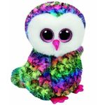 Jucărie de pluș TY TY37143 OWEN multicolor owl 24 cm