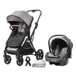 Сărucior pentru copii Coccolle Amani iSize Anthracite, 3in1 cu landou transformabil