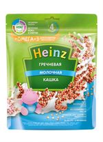 Каша Heinz Омега3 гречневая с молоком, с 4месяцев, 200г