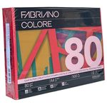 Бумага офисная Fabriano Бумага Colore A4, 80г/м2, 500 листов, rosso