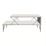 Măsuţă cafea Trendy Loara, Alb 100x40x50cm