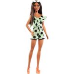 Кукла Barbie HJR99 Fashionista în salopetă cu buline