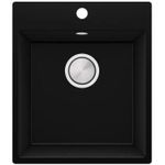 Мойка кухонная Primagran Riga 45 Черный + аксессуары 500x430 MYBKC