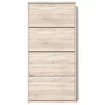 Полка для обуви Fabrik Home Тумба для обуви 4 дверцы / 800 дуб сонома