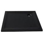 Душевой поддон New Trendy Tray Mild Stone Rectangular Black 90x90x4,5 mm B-0584