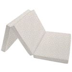 Saltea pentru copii Kikka Boo 31107020034 Saltea pliabila pentru patut Dots Beige, 120x60x5 cm