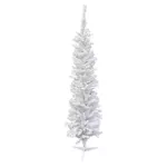 Brad artificial Promstore 14734 Brad alb ingust, 210cm