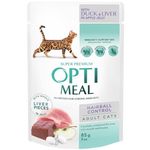 Корм для питомцев Optimeal 24231034 Plic pisici rata elimin. par-mar 12x85g