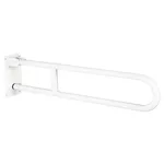 Accesoriu pentru baie Bisk 04786 Bara de aparare pliabila p/u persoane cu dizabilitati PRO 700mm, 25mm, inox, alb