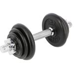 Ganteră HMS 3611 Gantera 10kg (Bara+Discuri) SG03
