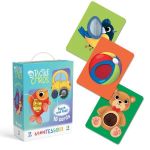Настольная игра Dodo 301231 Set carduri cu elemente tactile Montessori La plimbare