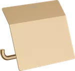 AddStoris Suport pentru hartie igienica cu capac, bronz periat