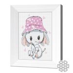 Картина по номерам Art Gallery JS24850 Mozaic cu diamante 20x30cm Elefant in panama