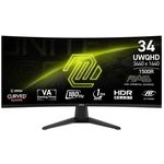Monitor MSI MAG 346CQDF E20 Curved Gaming Black