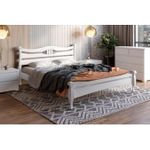 Кровать MaxDiMob Кроно 140x200 белая (сосна)