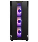 Case ATX Chieftec HUNTER, w/o PSU, 4x120mm ARGB fans, 2xUSB3.0, 1xUSB2.0, Temperd Glass, ARGB Hub