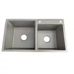 Мойка кухонная Backer Duo 750-41047 Titan Grey