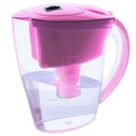 Cană filtrantă pentru apă Чистая линия CL roz 3cart CL Clas set